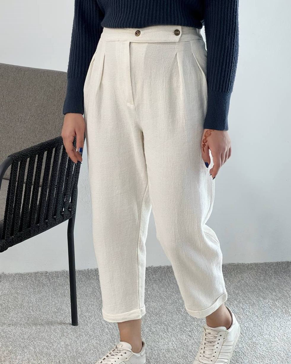 شلوار مام دو سایز کد 4160