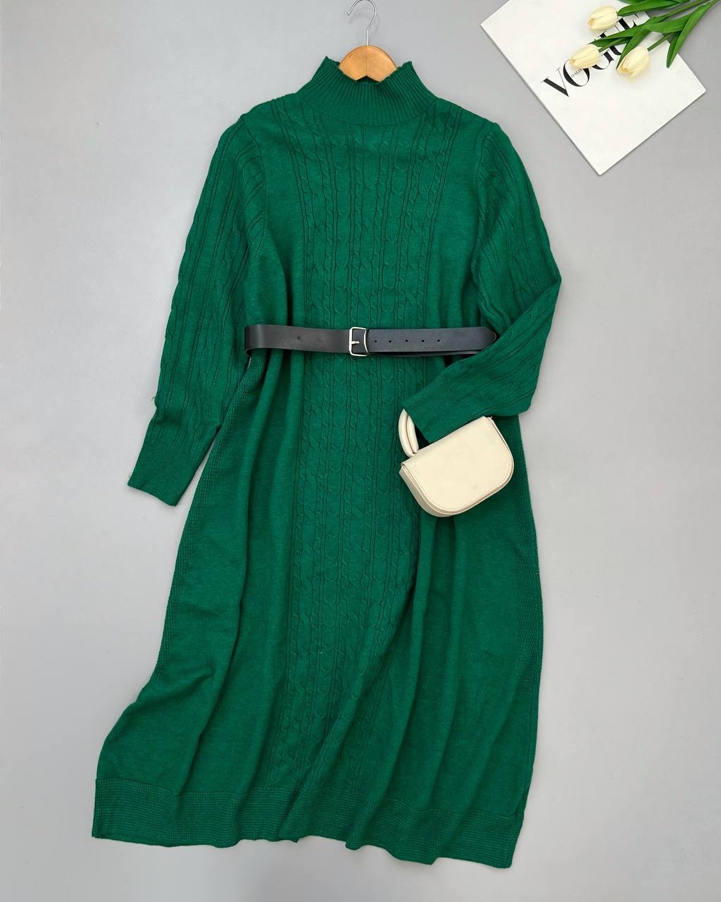 پیراهن بافت زنجیری بلند کد 4161