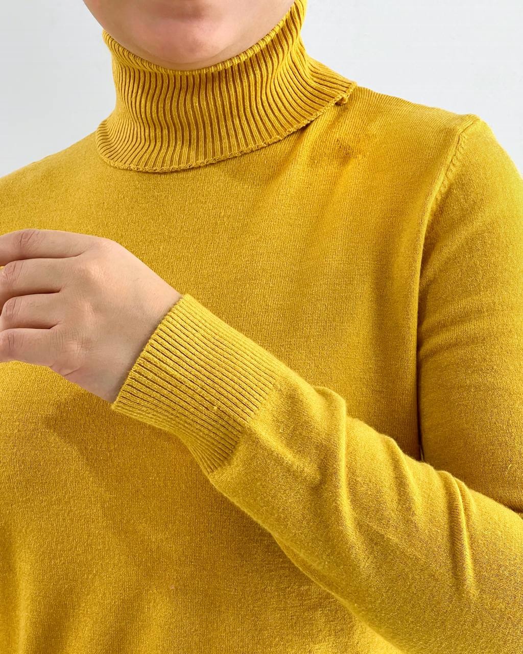 پلیور بافت یقه اسکی ساده کد 4164