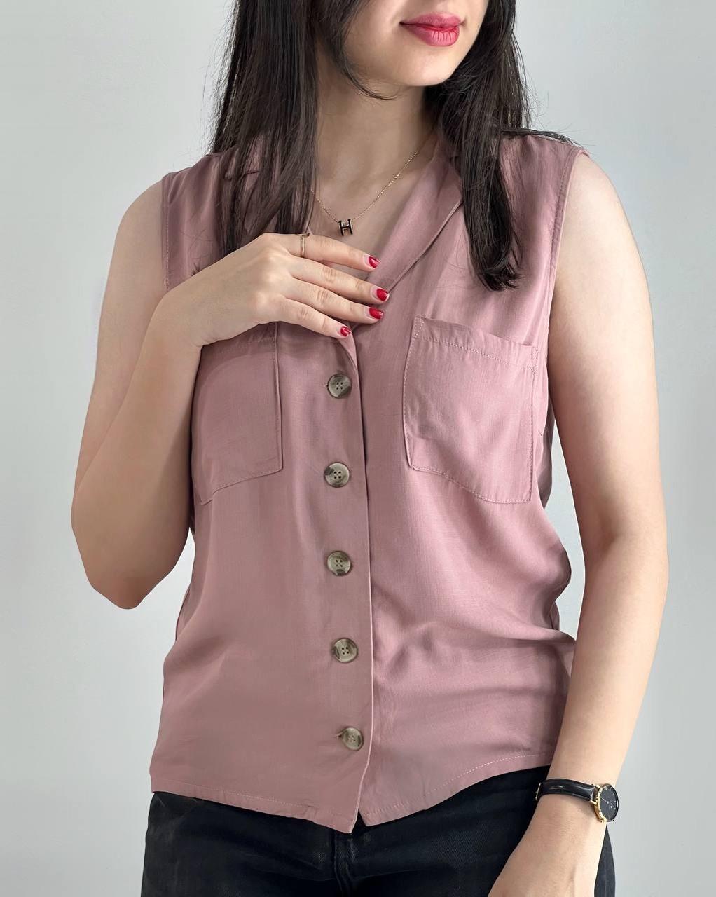 تاپ جلو دکمه نخی کد 4166