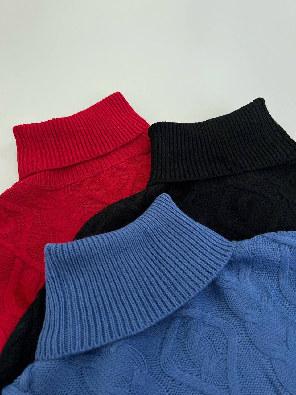 پیراهن بافت بلند جیب دار کد 4168