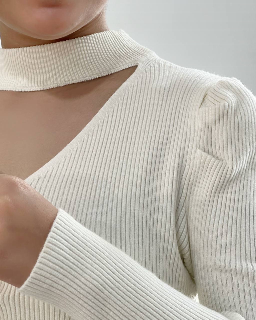 پلیور بافت جلو دکمه کد 4171