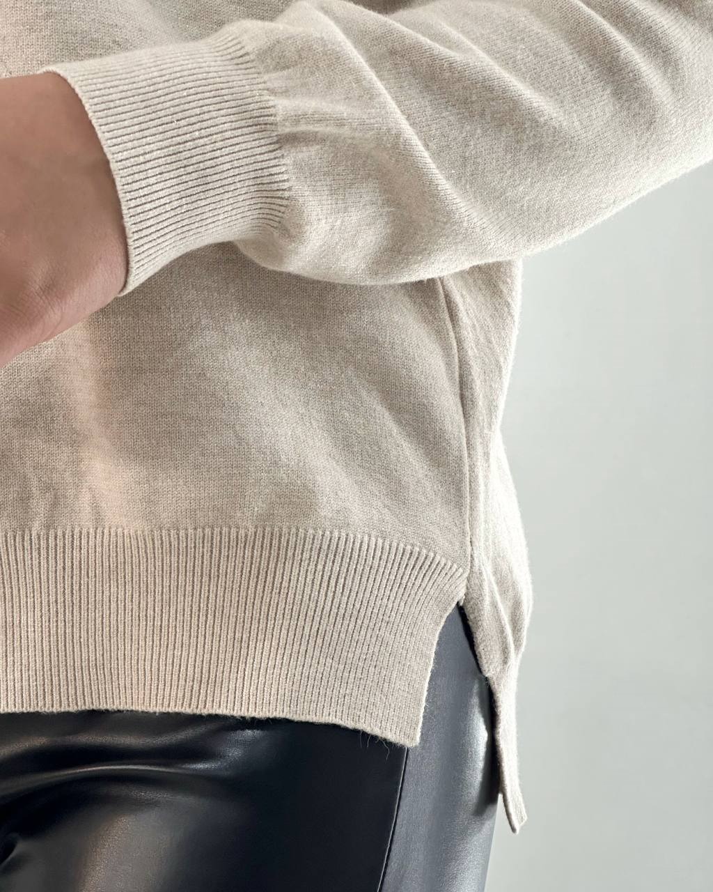 پلیور بافت شاین دار کد 4172