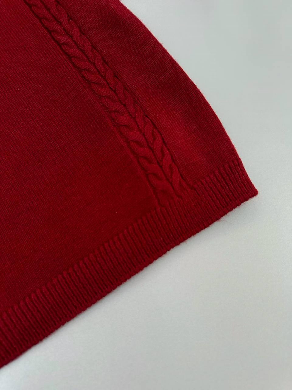 ست پلیور و دامن بافت کد 4174