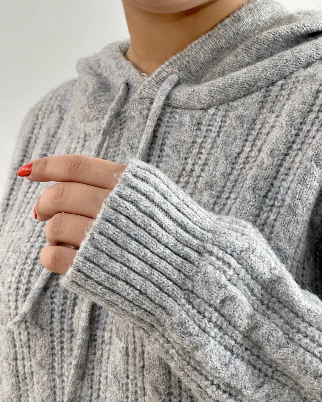 ست هودی و شلوار بافت کد 4175