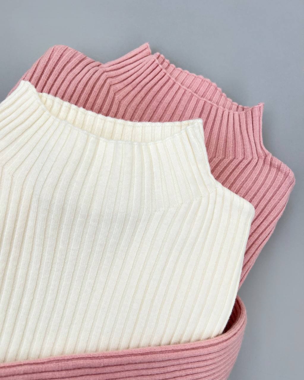 پلیور بافت ساده یقه ایستاده کد 4177