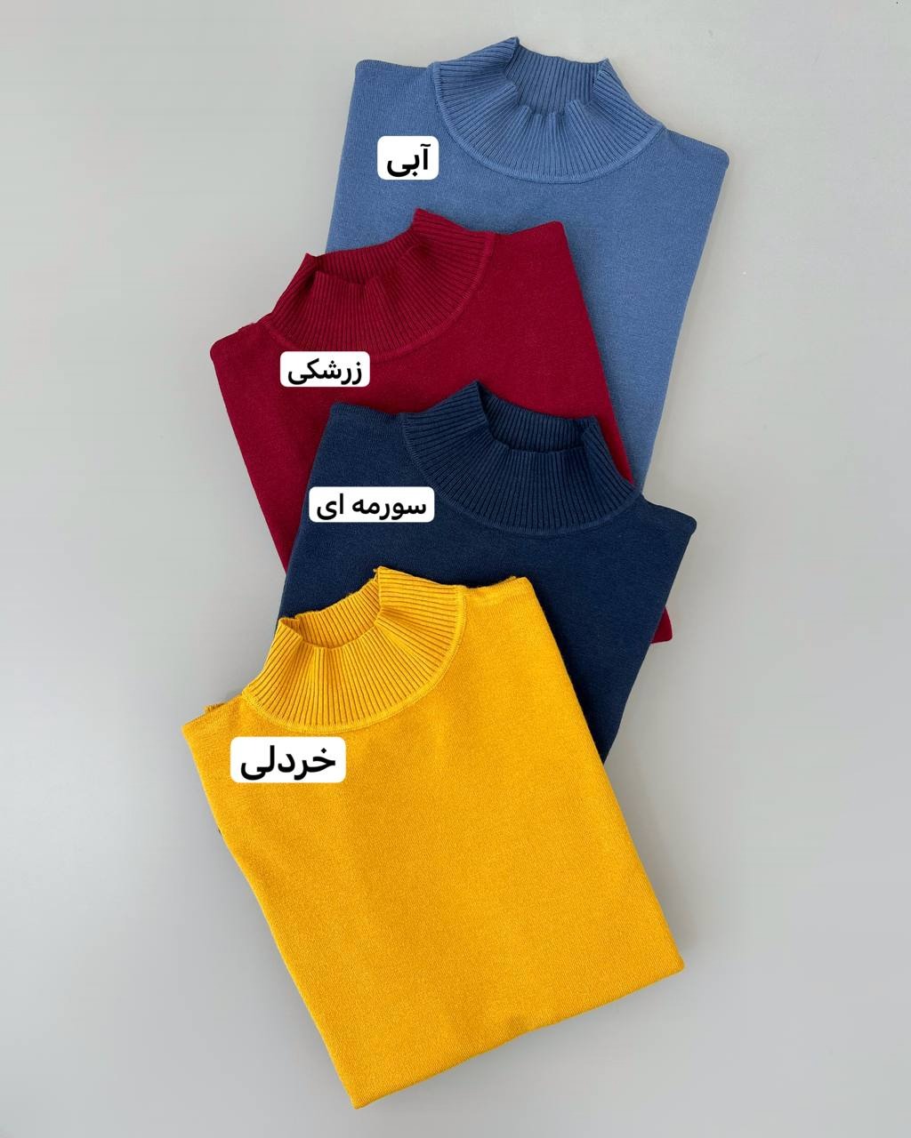 بلوز بافت آستین کوتاه کد 4180