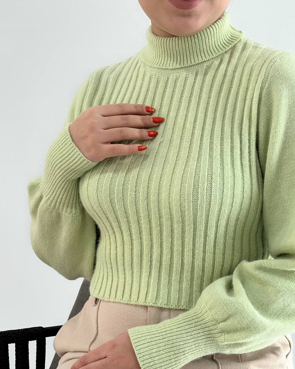 کراپ بافت یقه اسکی کد 4182