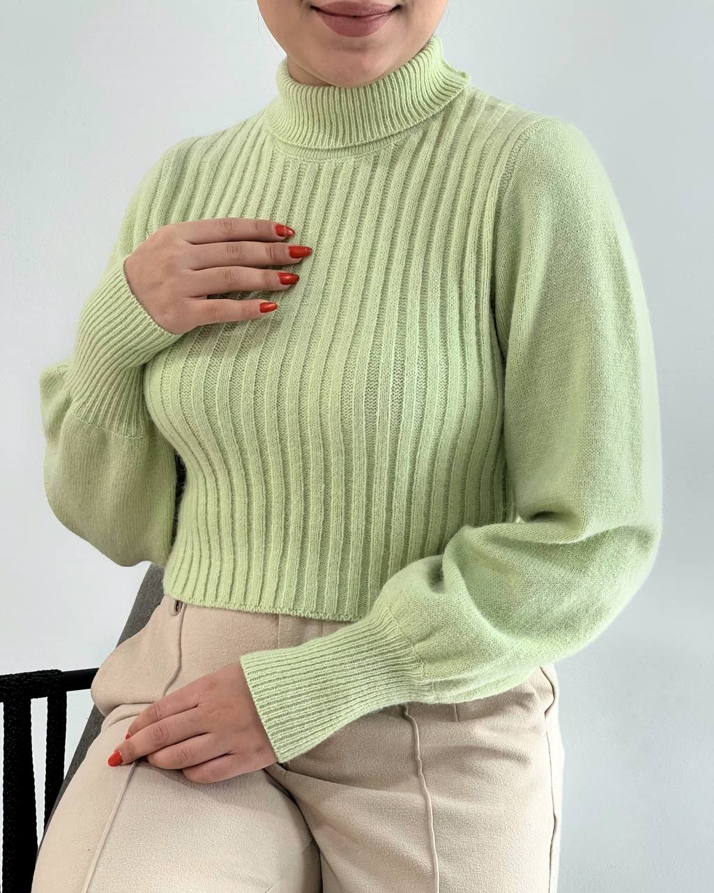 کراپ بافت یقه اسکی کد 4182