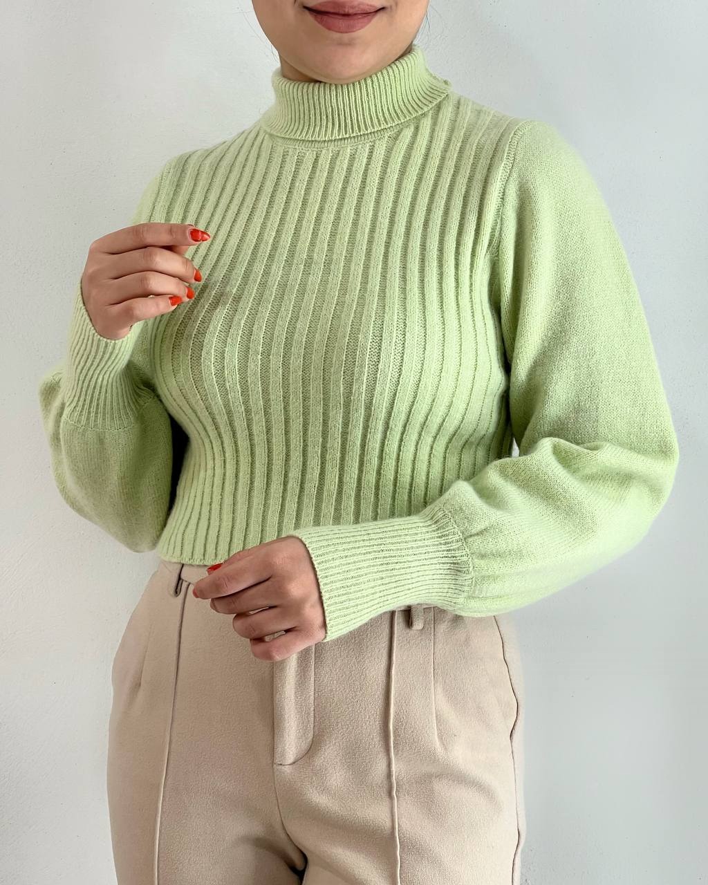 کراپ بافت یقه اسکی کد 4182