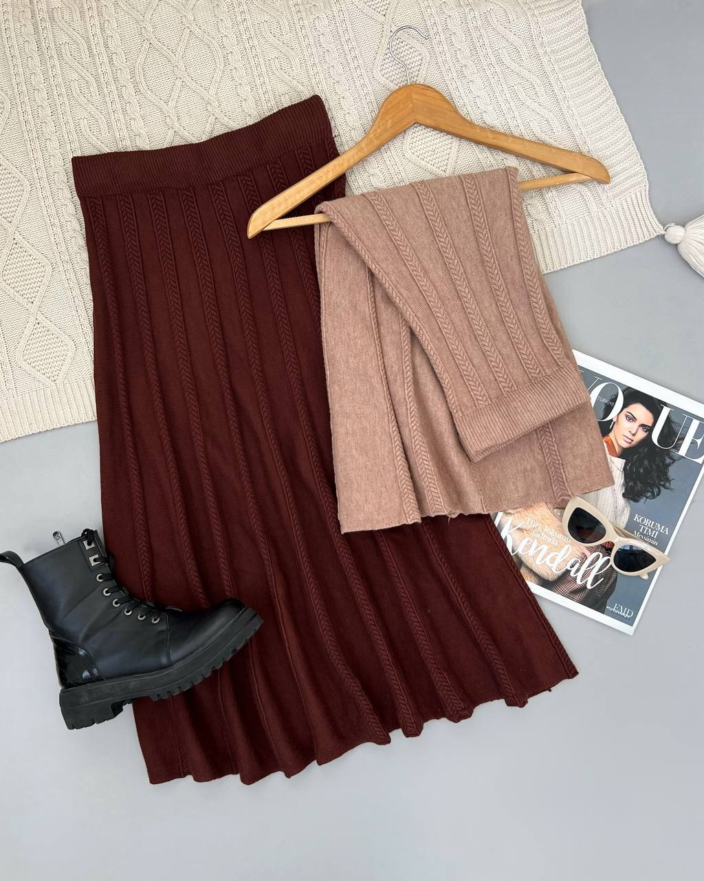 دامن بافت میدی کد 4185