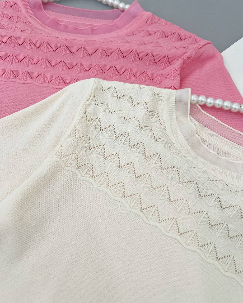 بلوز بافت سه رنگ کد 4186