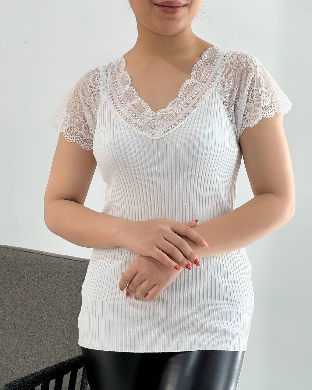 بلوز بافت بالاتنه گیپور کد 4188