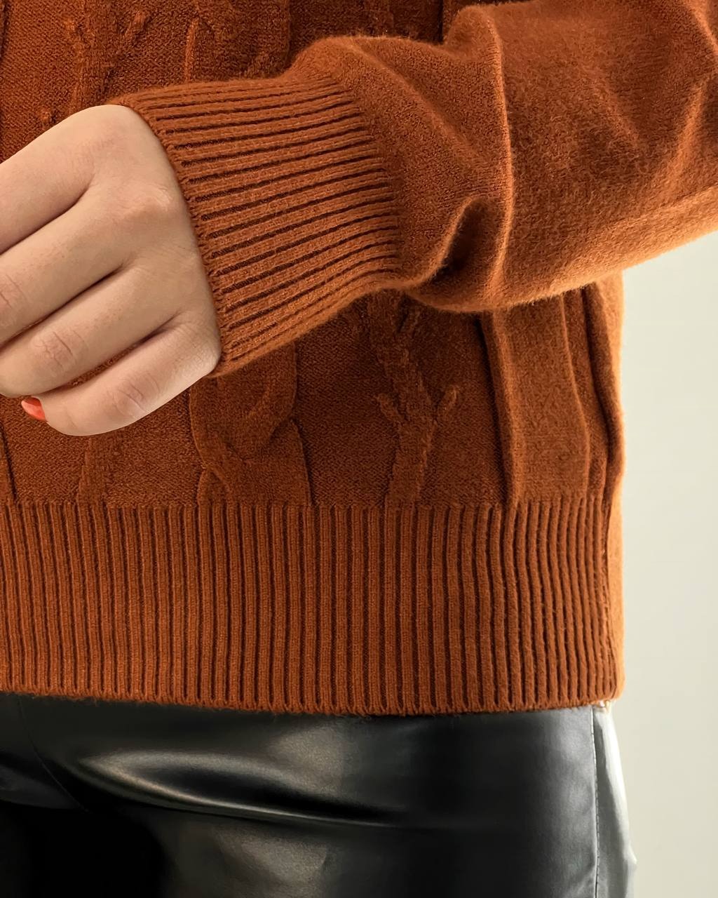 پلیور بافت یقه سه سانت 6 رنگ کد 4190