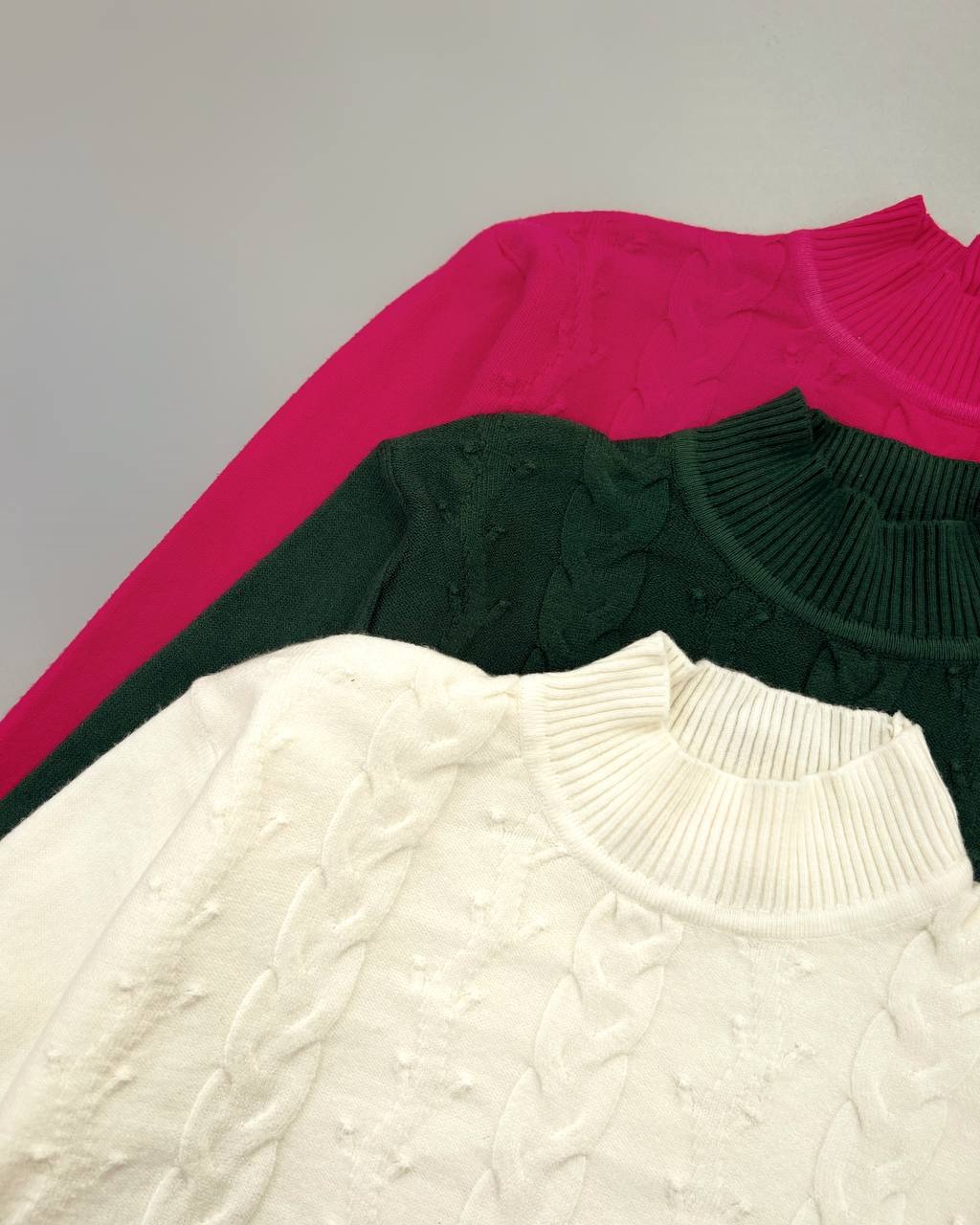 پلیور بافت یقه سه سانت 6 رنگ کد 4190