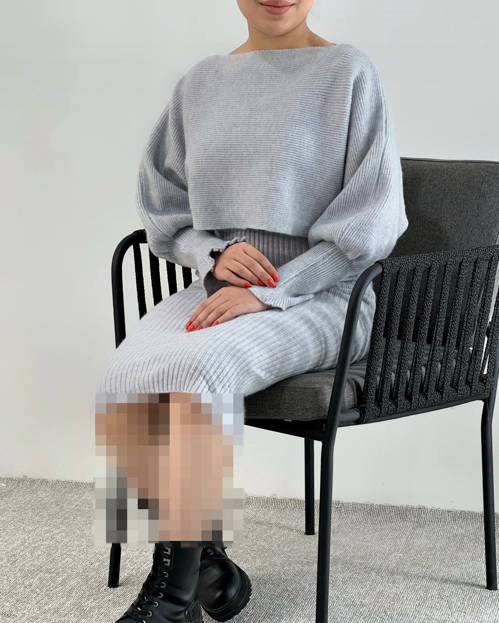 ست سارافن و رویی بافت کد 4191