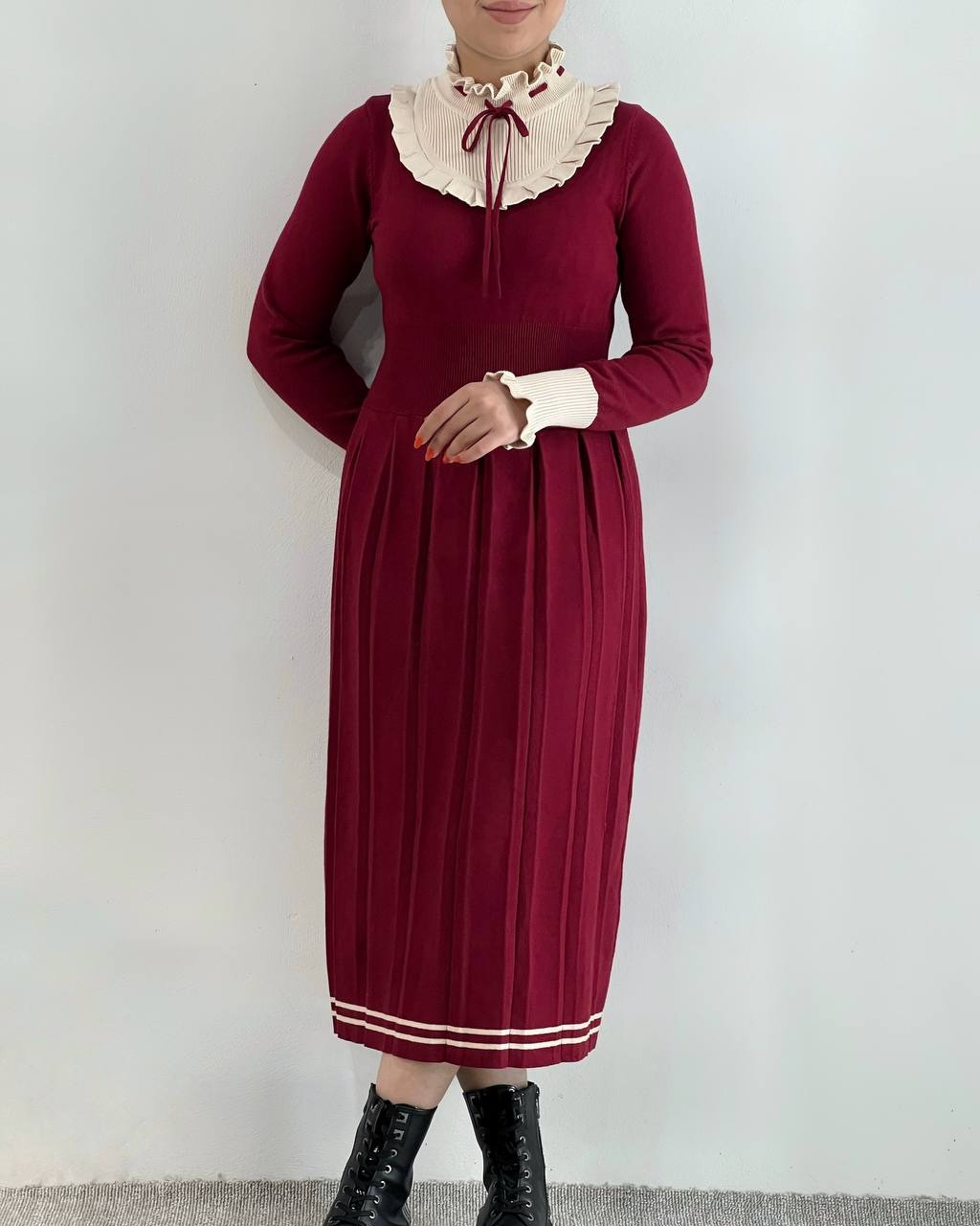 پیراهن بافت بلند کد 4192