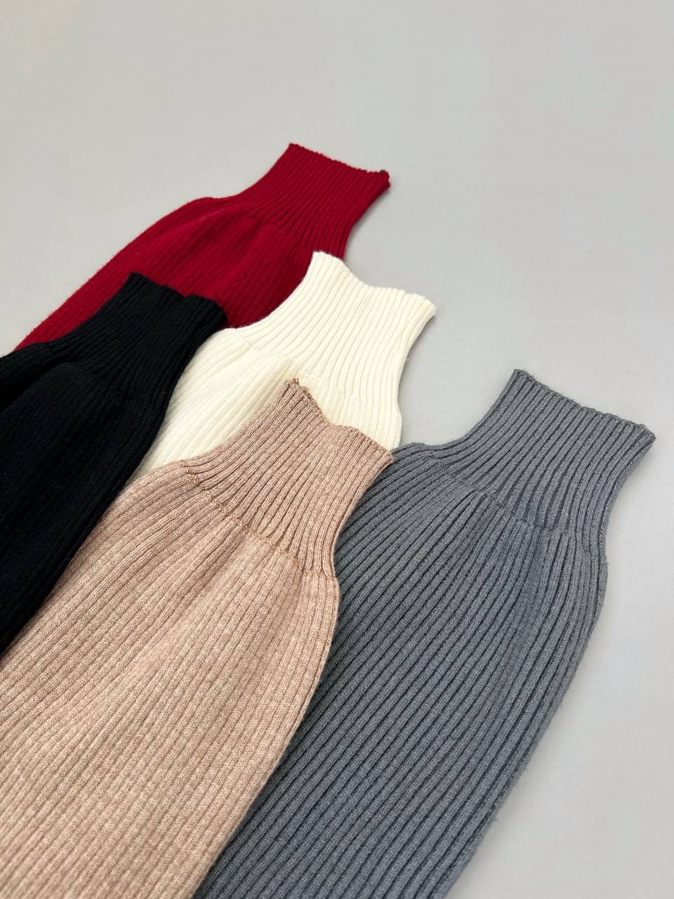 پلیور بافت آستین پف ساده کد 4195