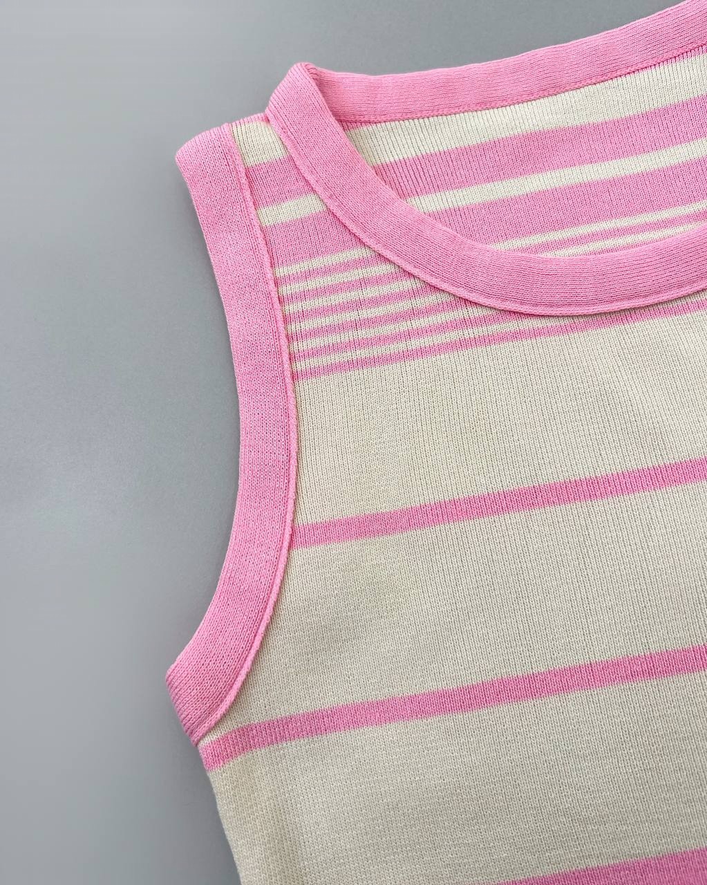 تاپ بافت راه راه 5 رنگ کد 4196