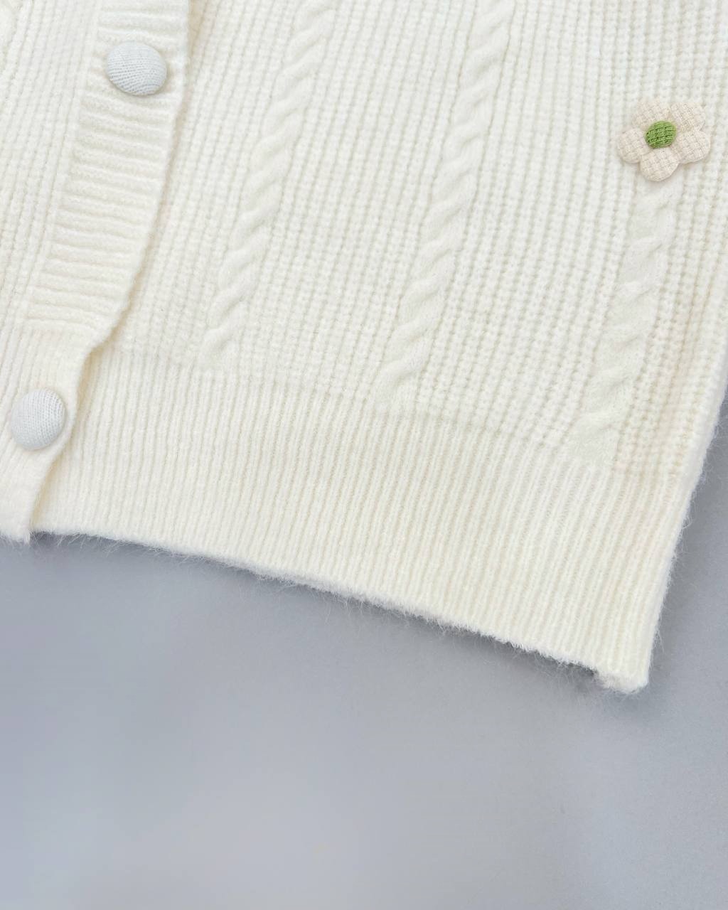 جلیقه بافت جلو دکمه کد 4200