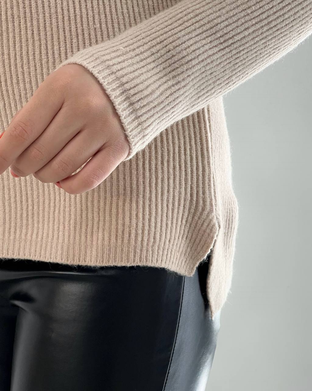 پلیور بافت یقه اسکی کد کد 4202