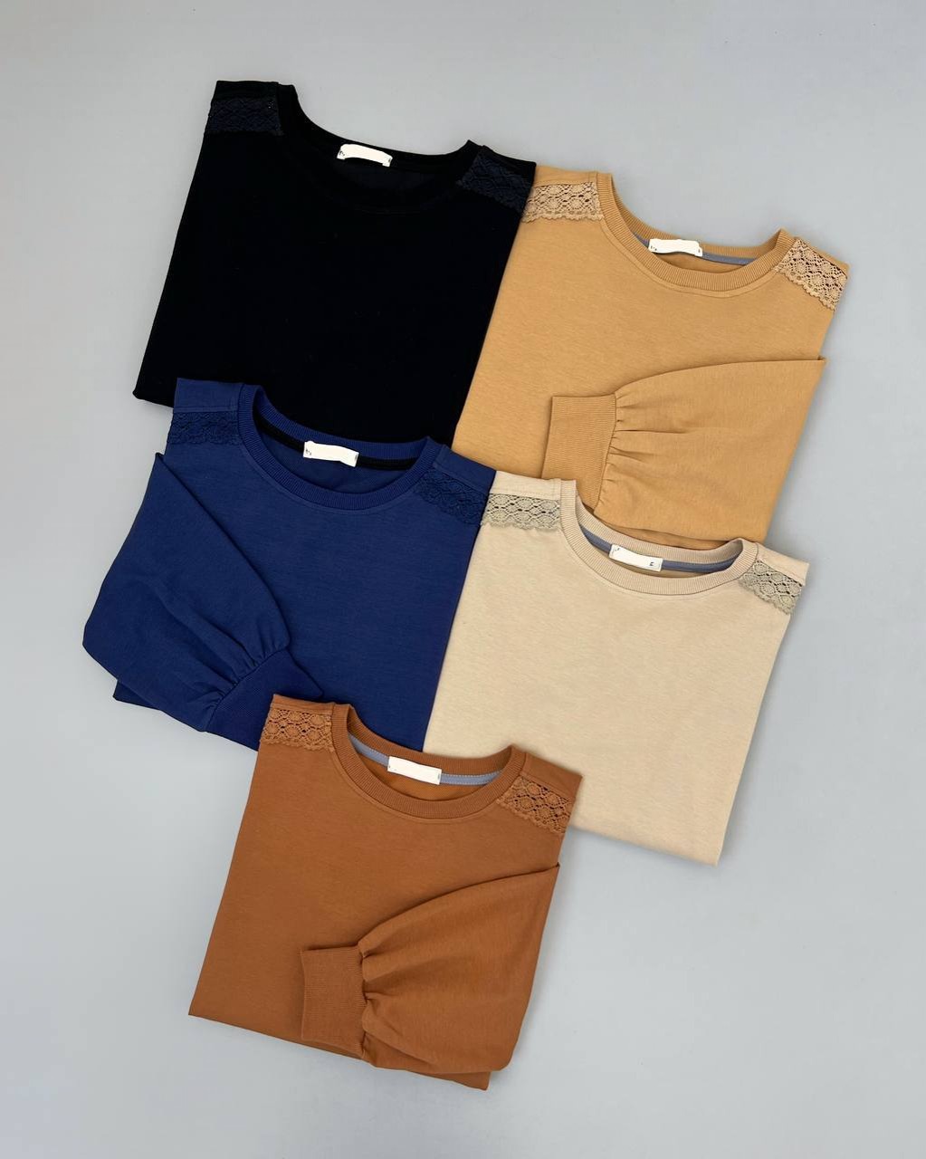 بلوز دورس سرشانه دانتل ساده کد 4204