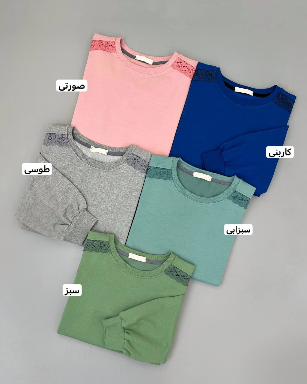 بلوز دورس سرشانه دانتل ساده کد 4204