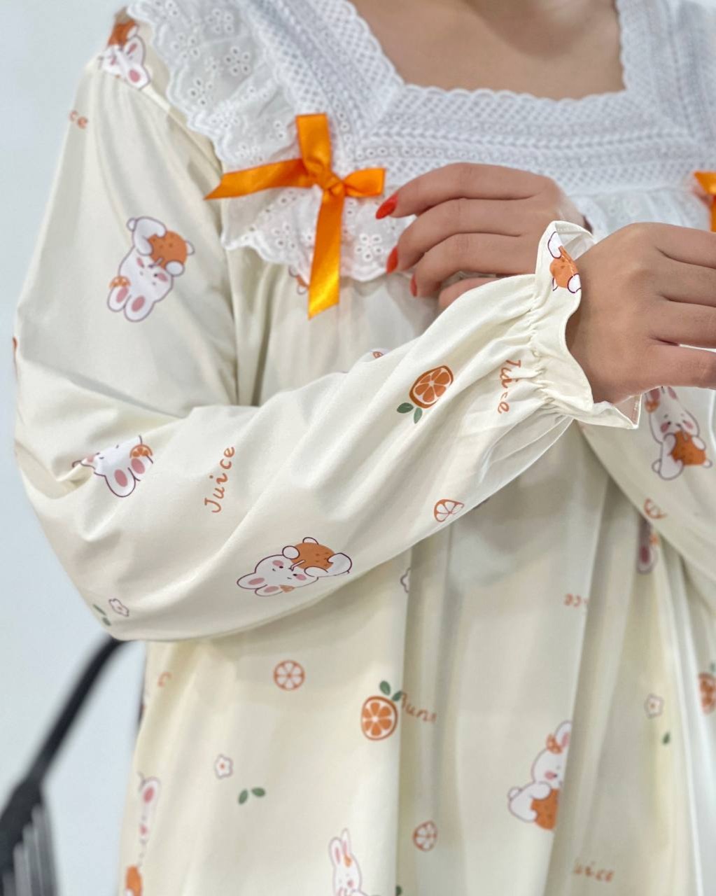 ست بلوز و شلوار عروسکی آستین بلند کد 4207