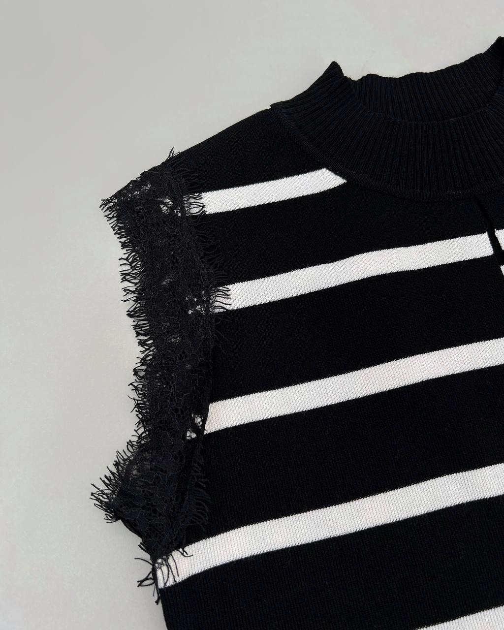 تاپ بافت راه راه تکرنگ کد 4208