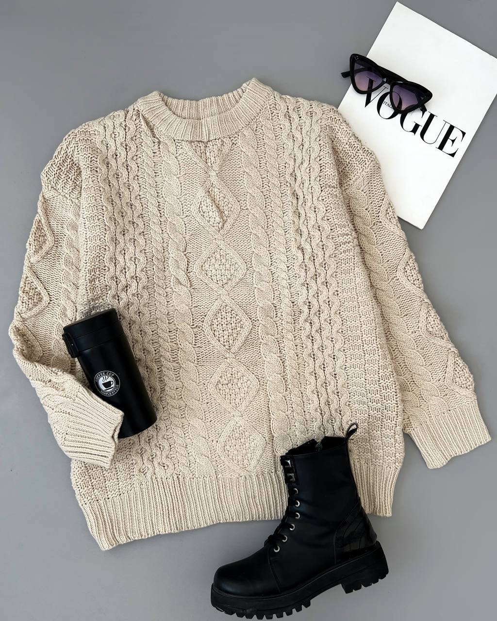 پلیور بافت دورنگ لش کد 4211