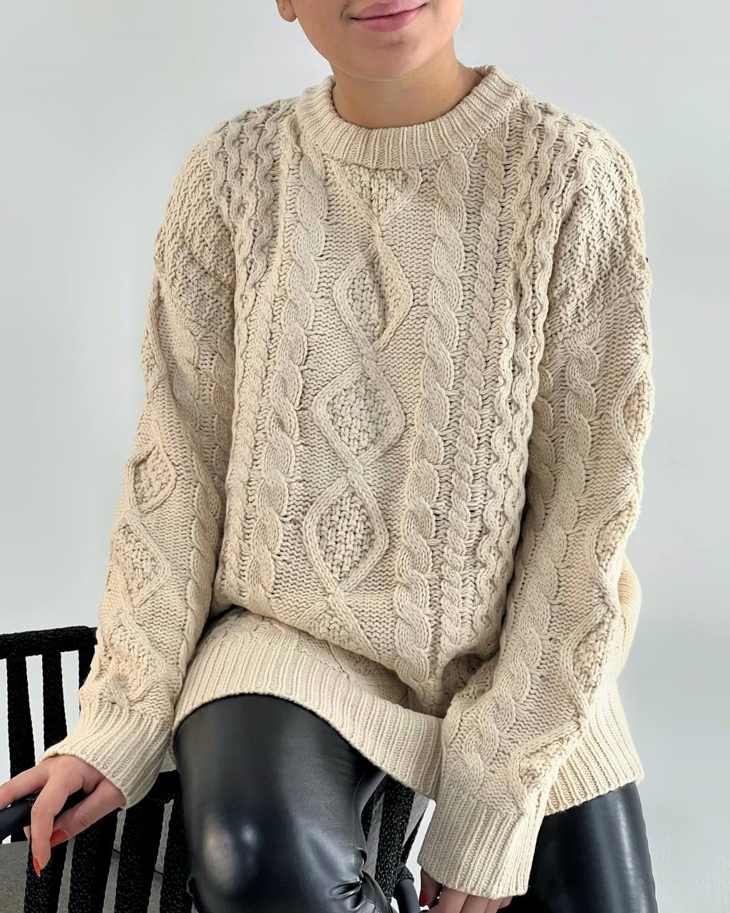 پلیور بافت دورنگ لش کد 4211