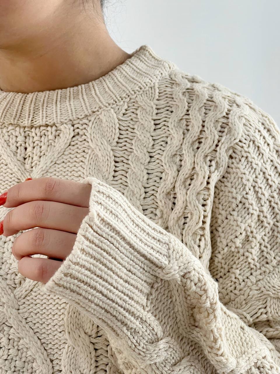 پلیور بافت دورنگ لش کد 4211