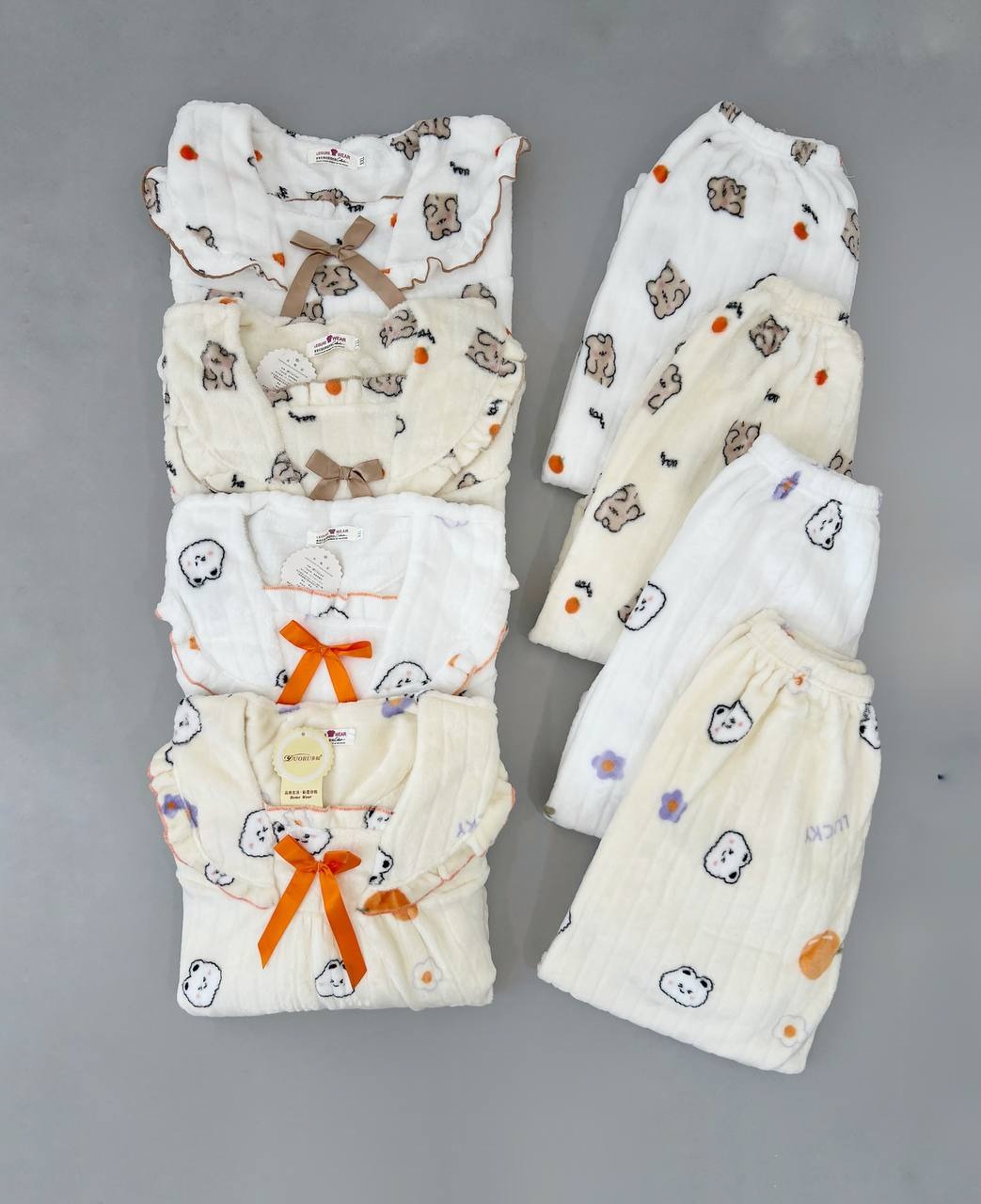 ست بلوز و شلوار تدی کد 4213