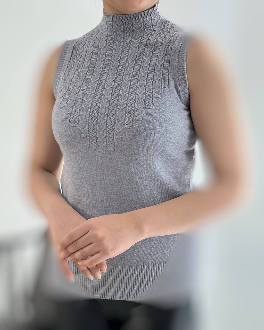 تاپ بافت گپ یقه ایستاده کد 4218