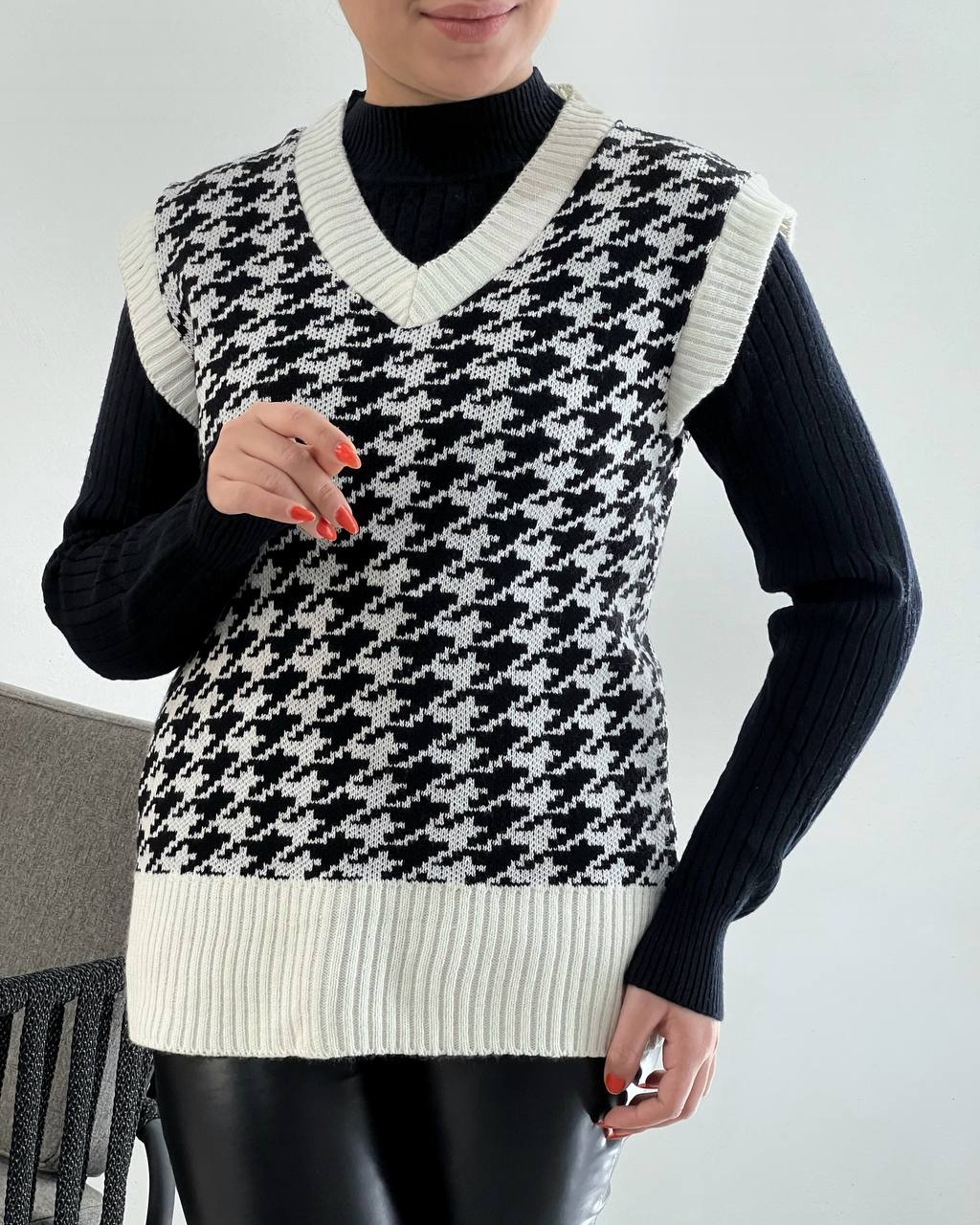 جلیقه بافت پیچازی کد 4226