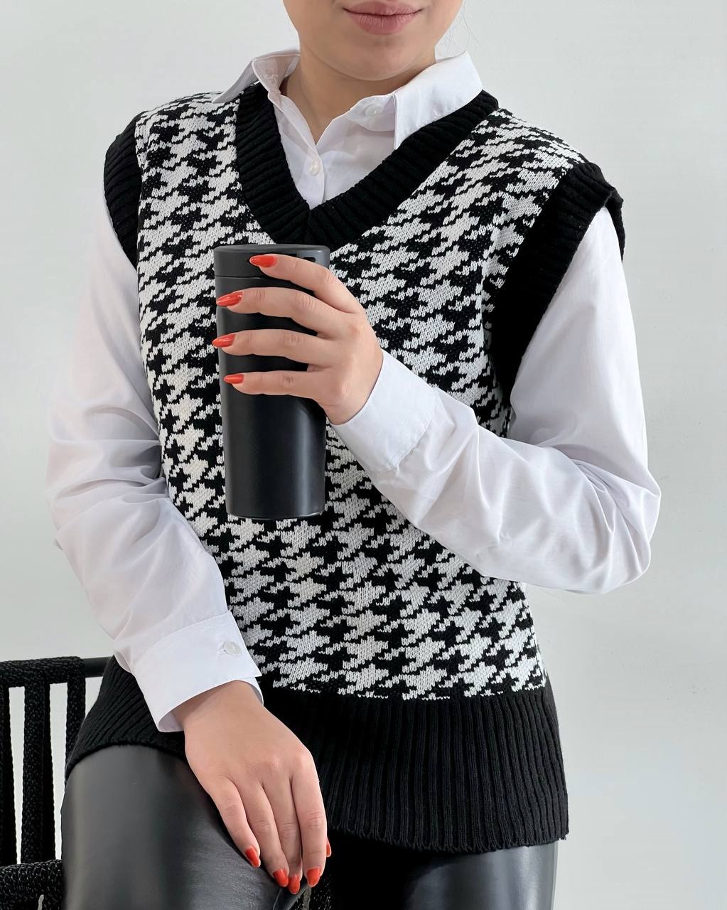 جلیقه بافت پیچازی کد 4226