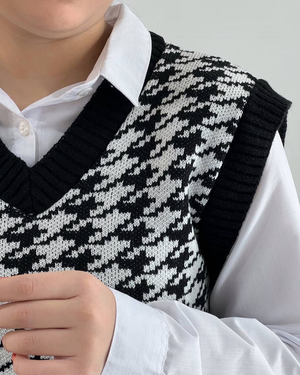 جلیقه بافت پیچازی کد 4226