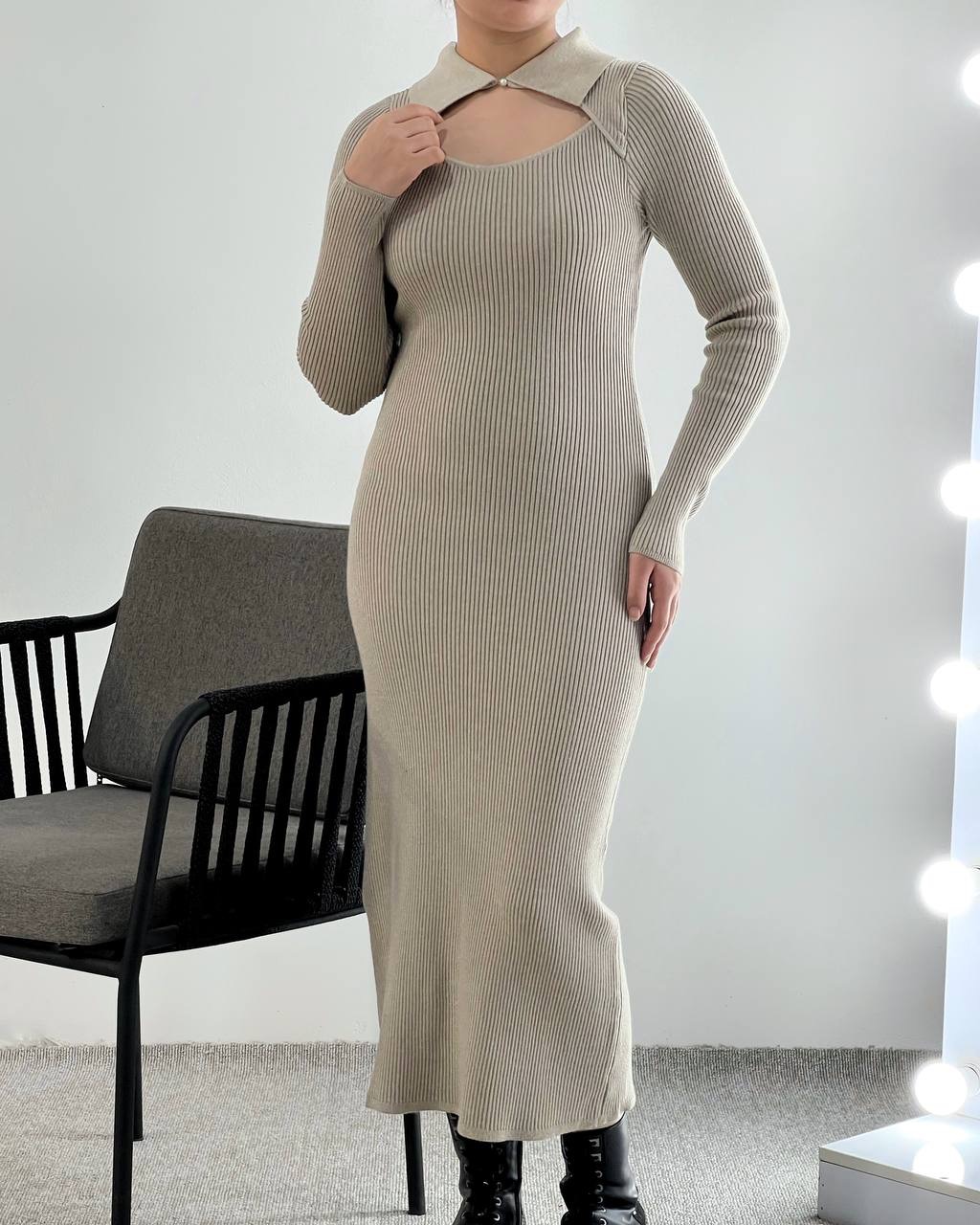 پیراهن بافت بلند کد 4228