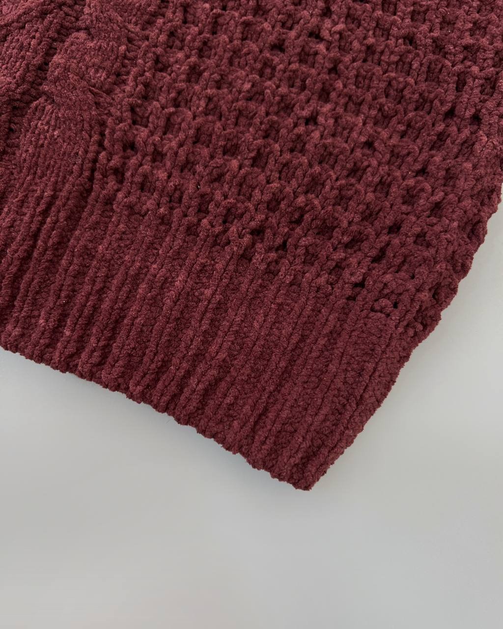 پلیور بافت بوکله مخمل کد 4230