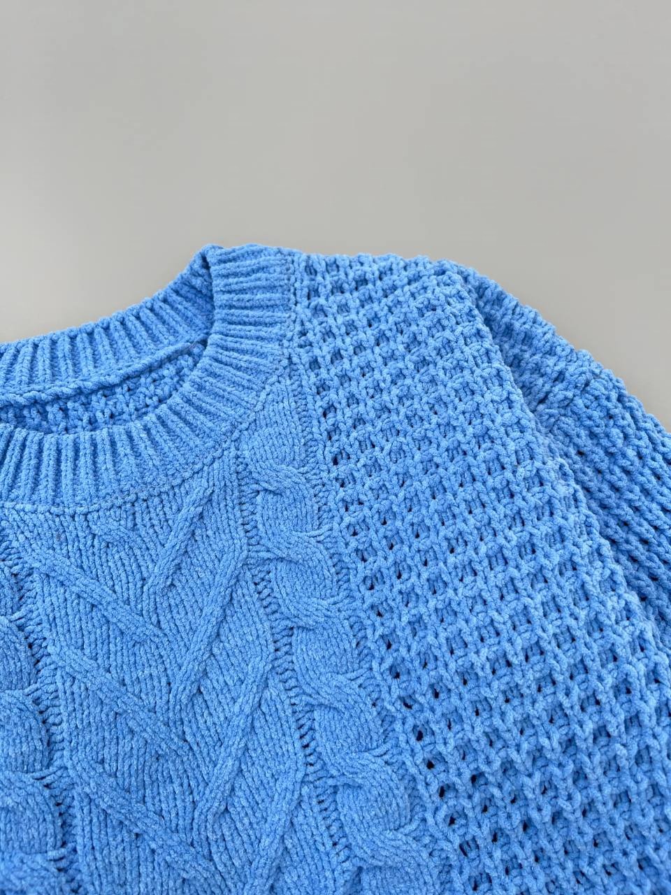 پلیور بافت بوکله مخمل کد 4230