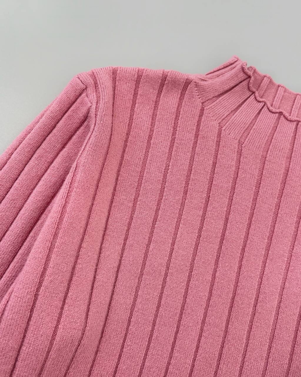 پلیور بافت ساده یقه ایستاده کد 4234