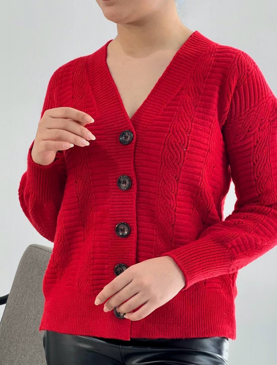 ژاکت بافت 6 رنگ کد 4235