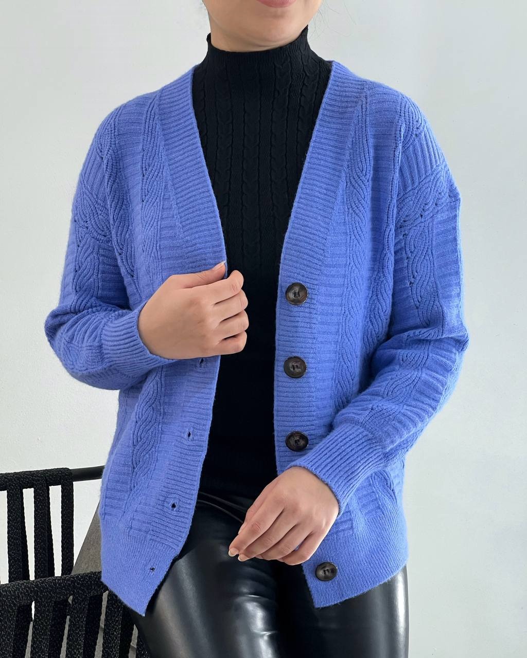 ژاکت بافت 6 رنگ کد 4235