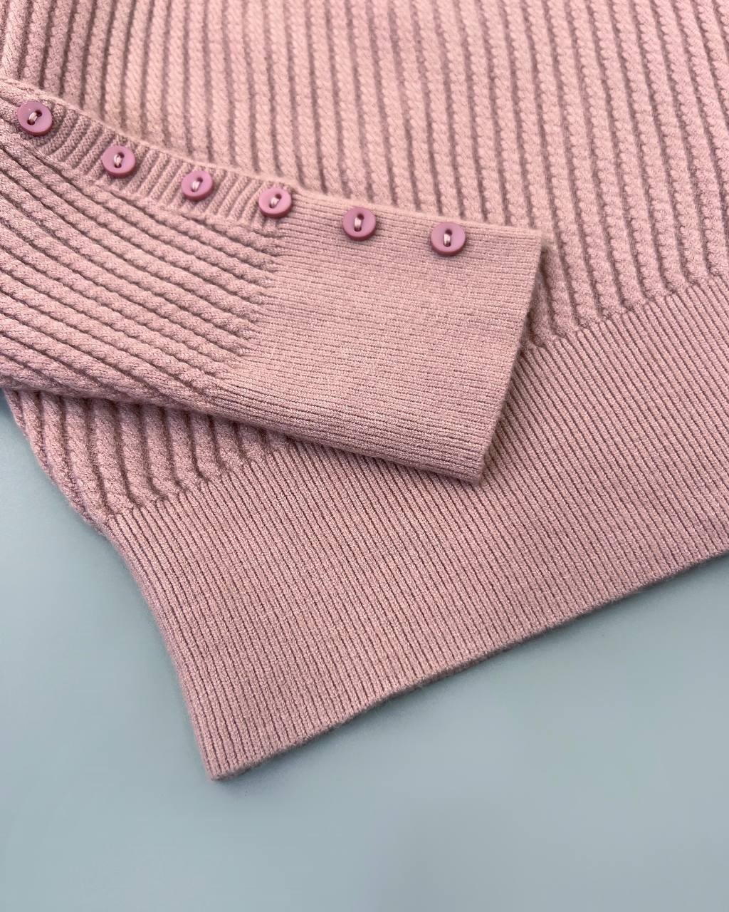 پلیور بافت دکمه کد 4246