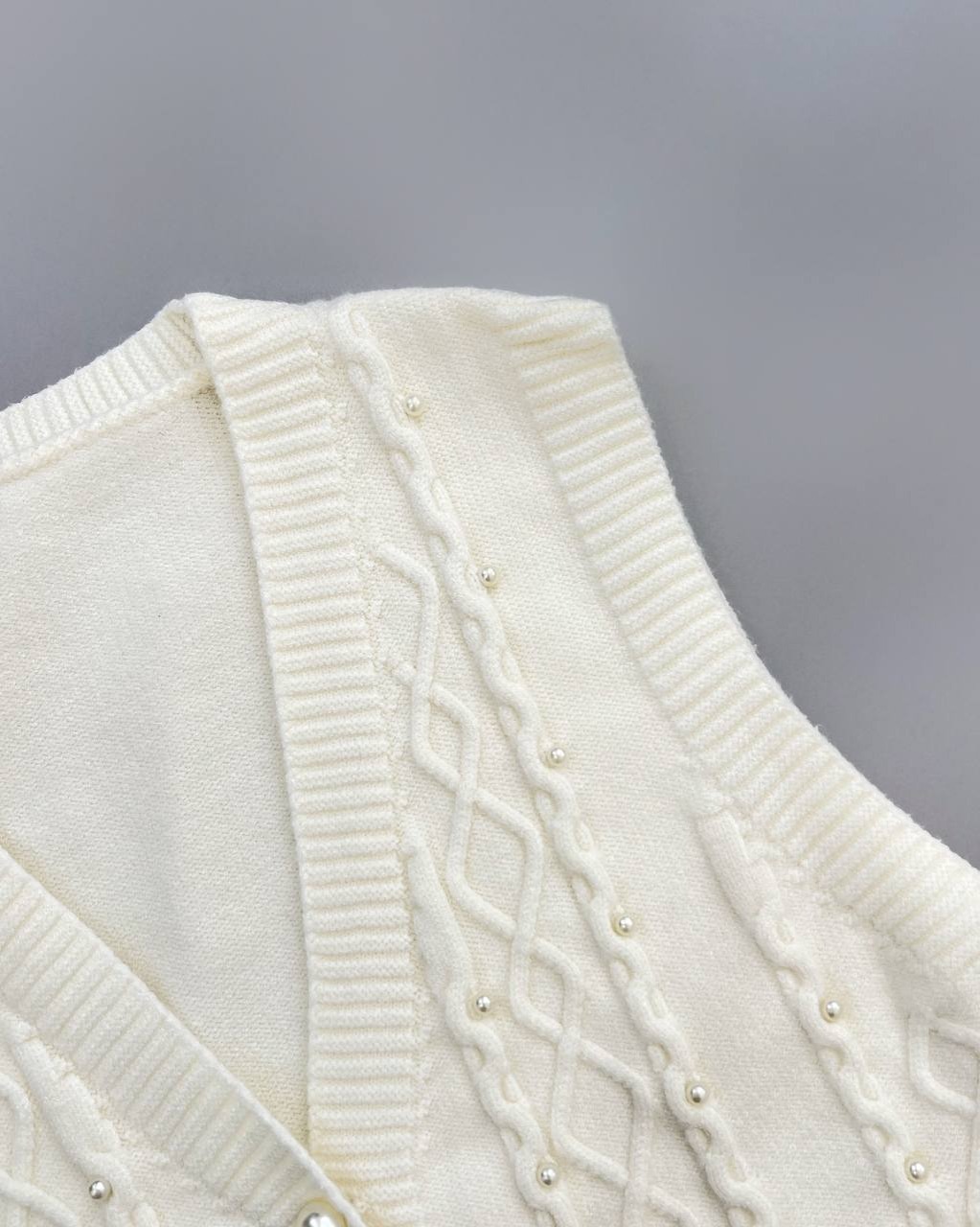 ست پیراهن و جلیقه بافت کد 4250