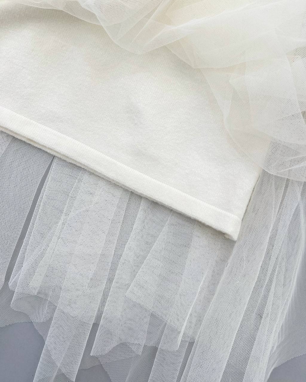 ست پیراهن و جلیقه بافت کد 4250