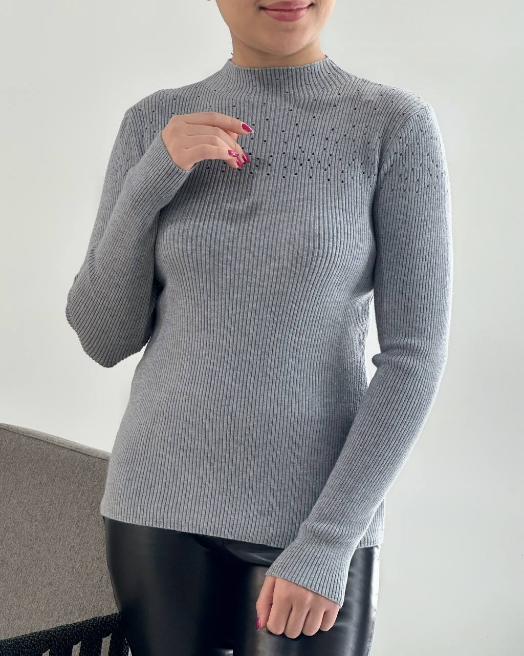 پلیور بافت ساده 5رنگ کد 4251