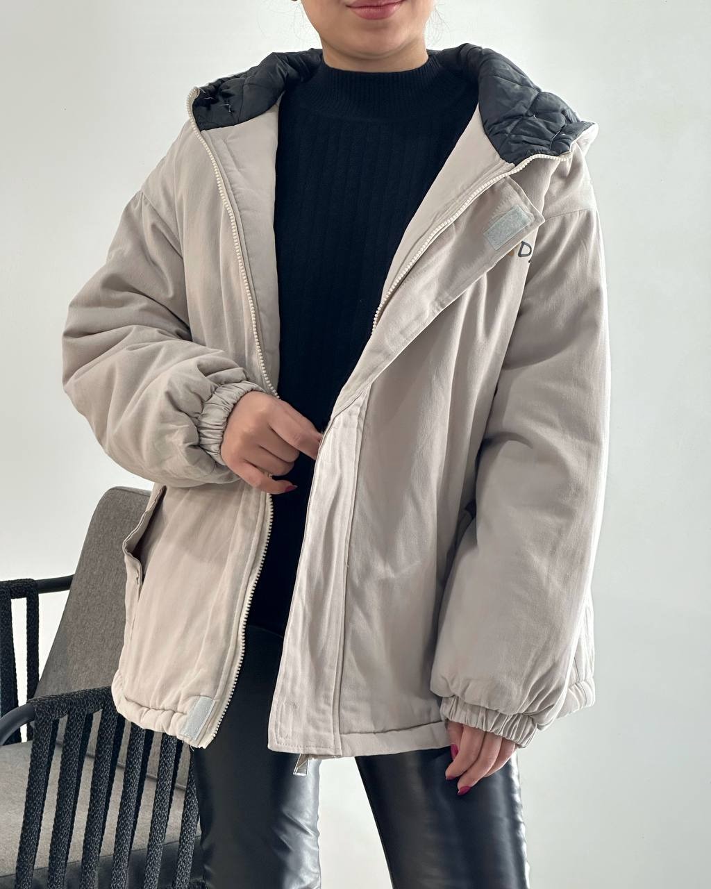 کاپشن کتان آستردار کد 4253