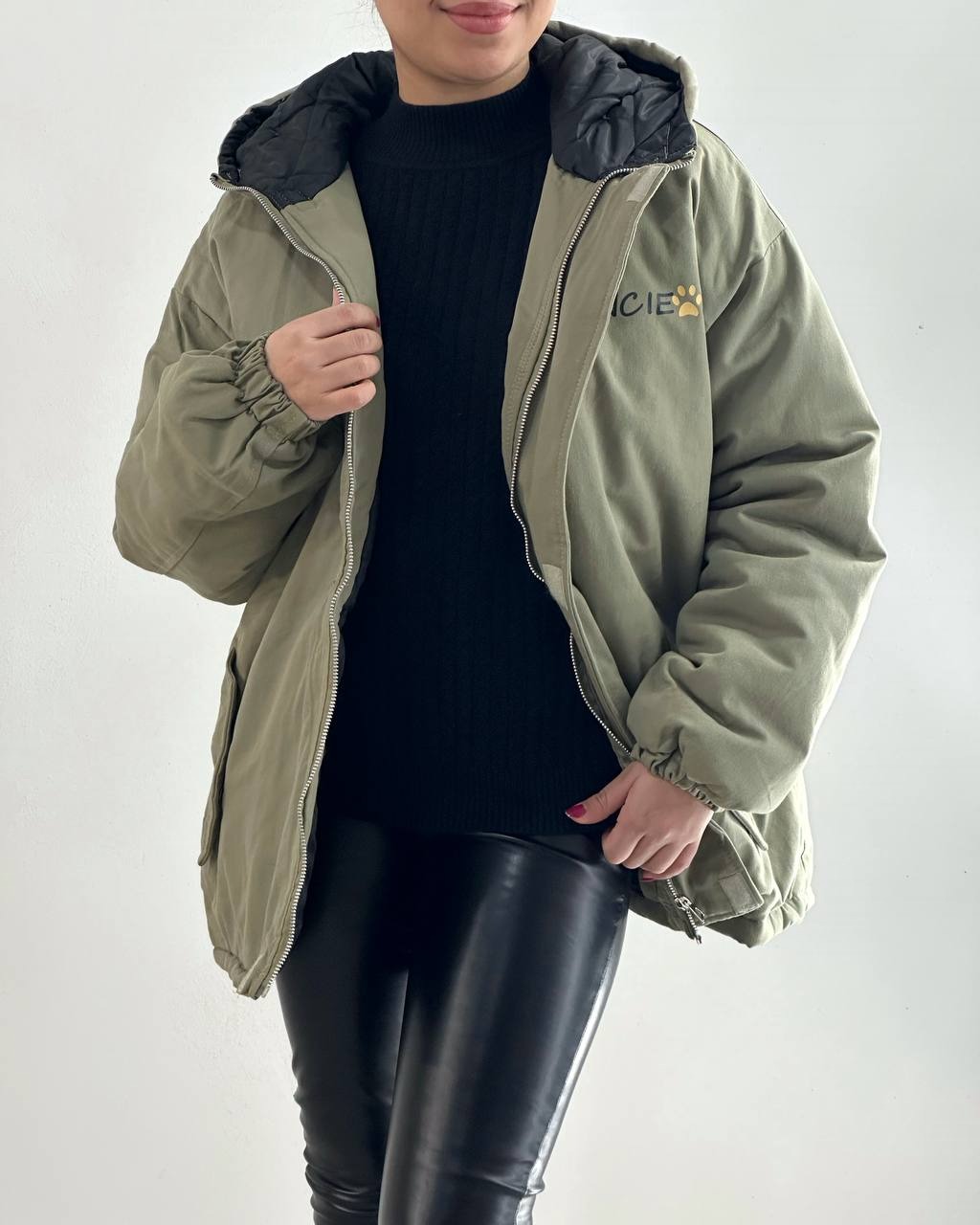 کاپشن کتان آستردار کد 4253