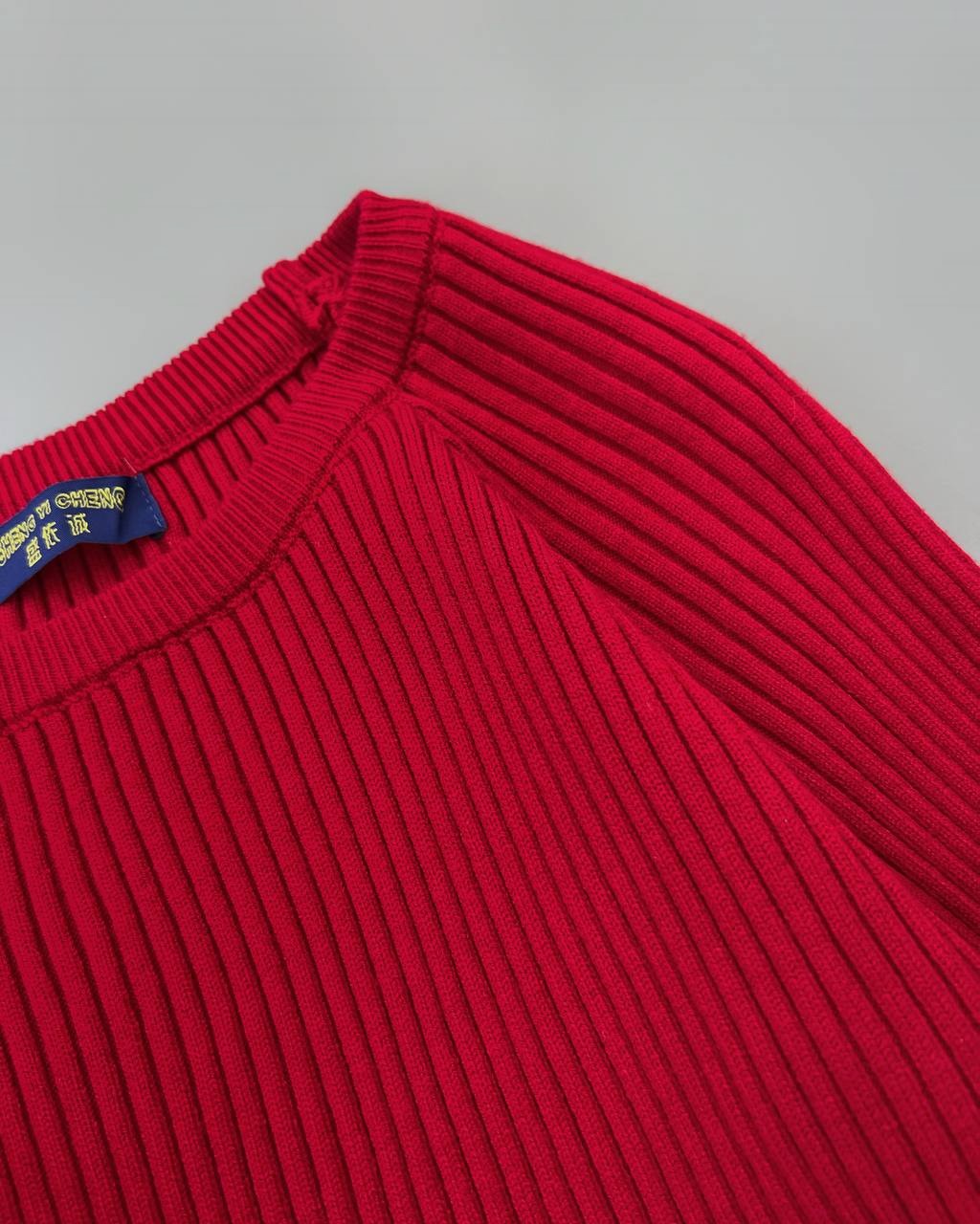 پیراهن بافت آستین مچی بلند کد 4257